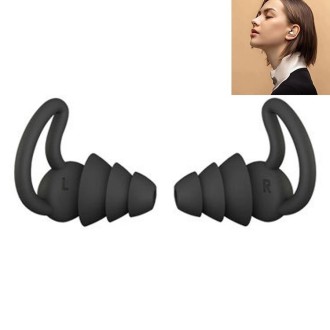 1 Pair Shark Fin Nnti-falling and Noise-reducing Earplugs Anti-Noise Earplugs For Sleeping Dormitory Noise Cancelling And Noise 