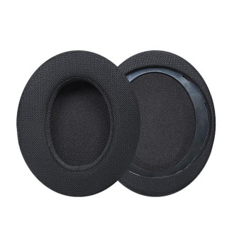 2 PCS Headset Sponge Earmuffs for Philips SHP9500(Black Mesh)