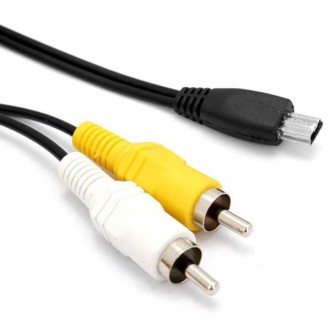 Digital Camera AV Cable for CANON IXUS105IS/ IXUS110IS/IXUS200IS/IXUS210/SD980/SD/1400/SD3500