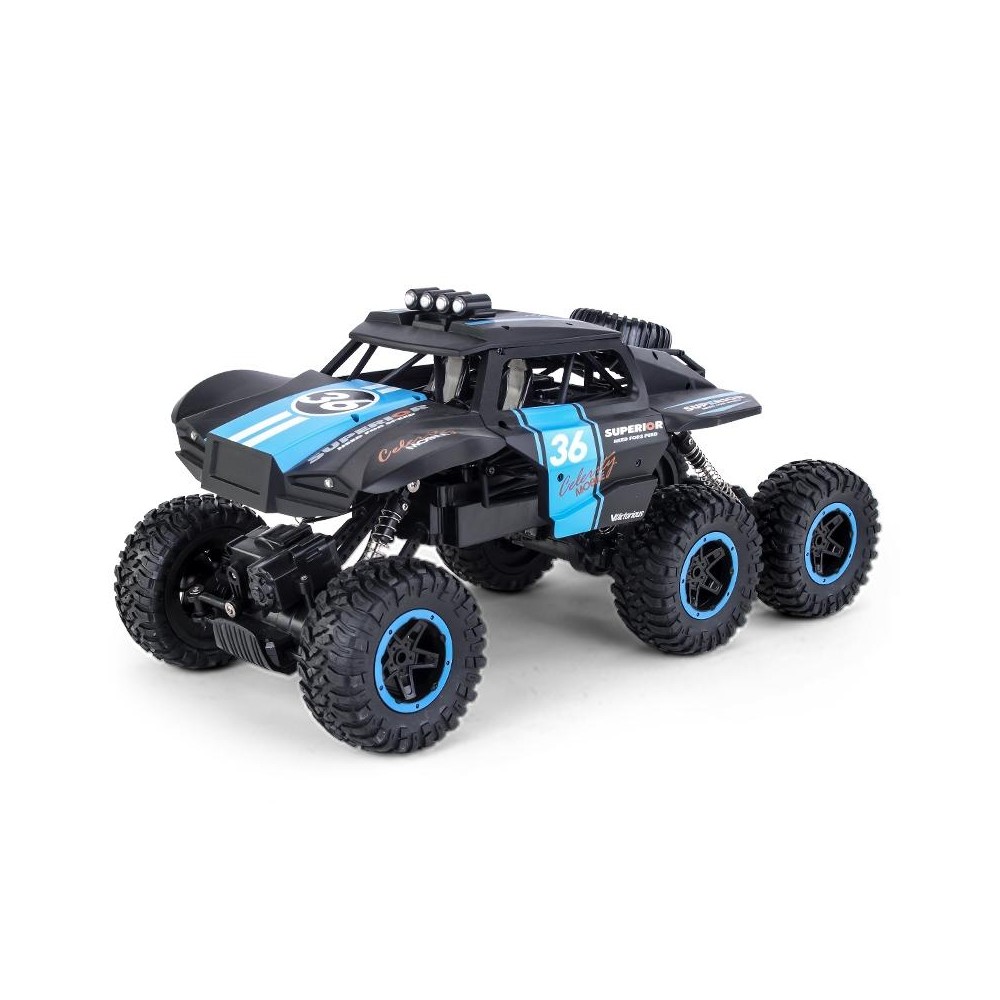 JJR/C Q101 1:10 2.4G 6 Drive Remote Control Car Off-Road Vehicles(Blue)