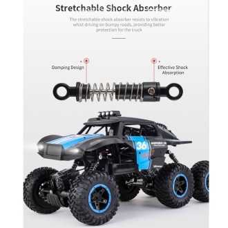 JJR/C Q101 1:10 2.4G 6 Drive Remote Control Car Off-Road Vehicles(Blue)