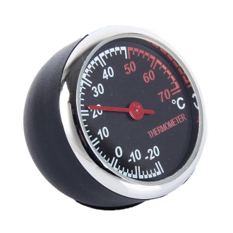 Portable Thermometer Mini Plastic Round Pointer Temperature Decorative Sensor Tools