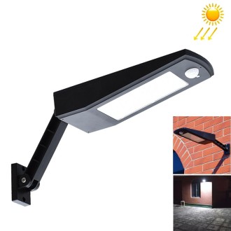 6.8W Solar Motion Sensor LED Solar Light, 48 LEDs SMD 2835 900 LM Angle Adjustment Energy Saving Light with 5V 3.2W Solar Panel(