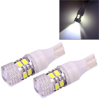 2 PCS T15-9LED 320 LM 9W 8 x 5730 +1 x CREE LEDs White Light Turn signal Light, DC 12V