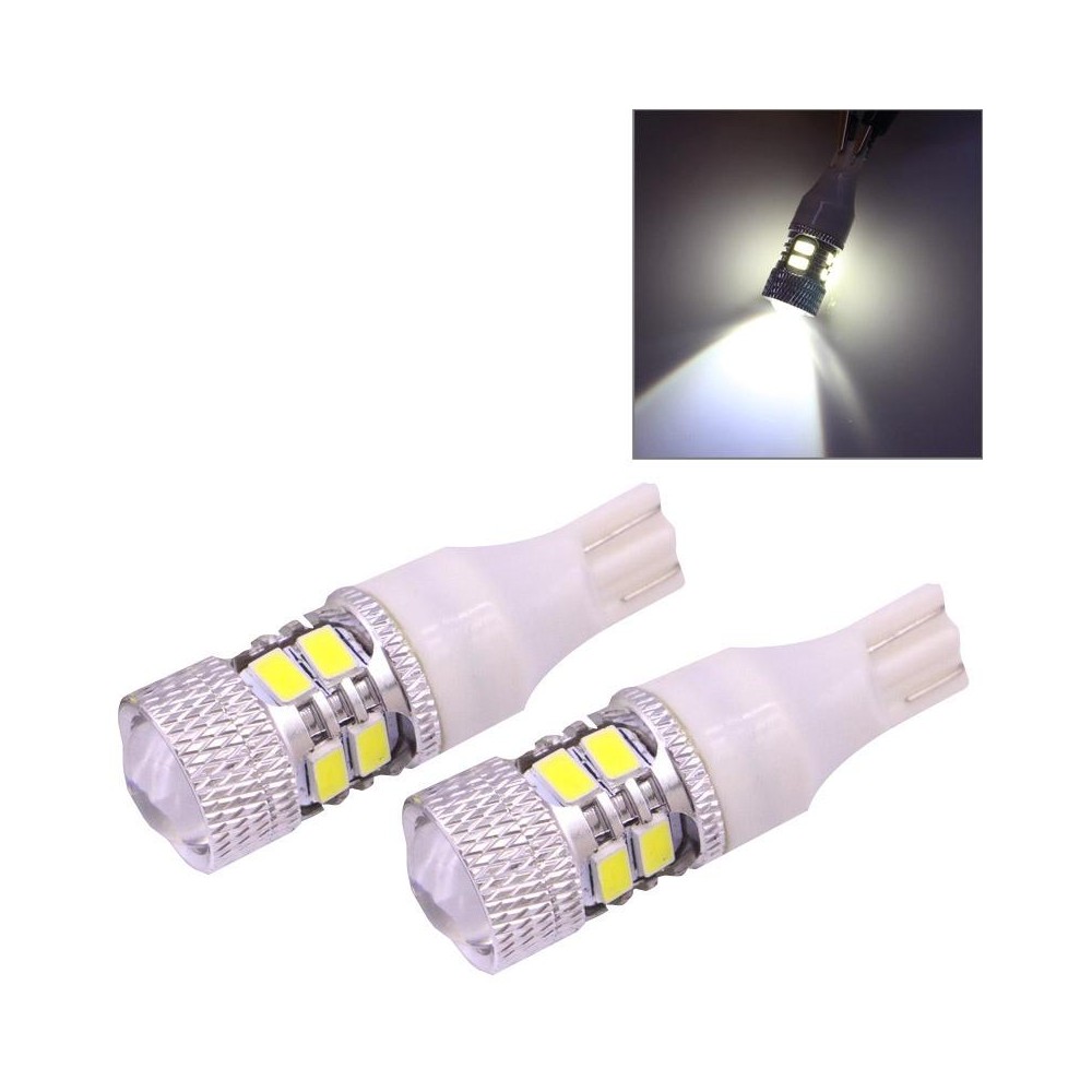 2 PCS T15-9LED 320 LM 9W 8 x 5730 +1 x CREE LEDs White Light Turn signal Light, DC 12V