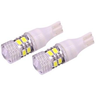 2 PCS T15-9LED 320 LM 9W 8 x 5730 +1 x CREE LEDs White Light Turn signal Light, DC 12V