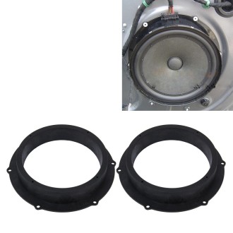 2 PCS Car Auto ABS  Loudspeaker Base Protection Cover Holder Mat for Volkswagen