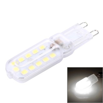 G9 3W 300LM Transparent Cover Corn Light Bulb, 22 LED SMD 2835, AC 220-240V(White Light)