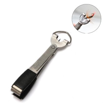 Outdoor Fishing Supplies Fishing Clamp Fishing Line Scissors Telescopic Keychain, Style:3 in 1  Fishing Line Knife