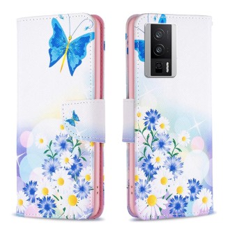 For Xiaomi Redmi K60 / K60 Pro Drawing Pattern Leather Phone Case(Butterfly Love)