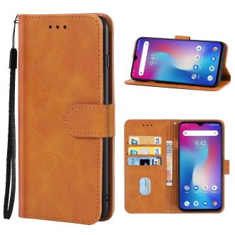 Leather Phone Case For UMIDIGI Power(Brown)