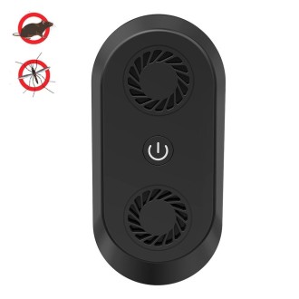 Ultrasonic Mosquito Repellent Multifunctional Electronic Insect Repellent AU Plug(Black)