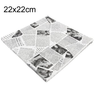 500sheets /Pack Deli Greaseproof Paper Baking Wrapping Paper Food Basket Liners Paper 22 x 22cm White