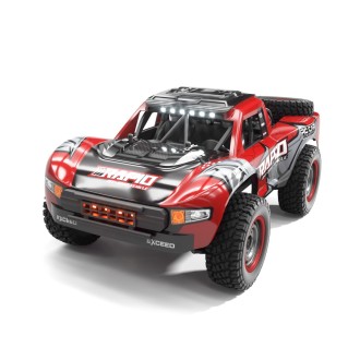 JJR/C Q130 Full-scale High-brush Four-wheel Drive High-speed Pickup Remote Control Car(Red)