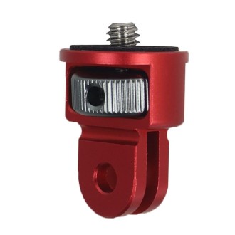 1/4 Inch Screw Converter Tripod Adapter for Sport Camera(Red Titanium)