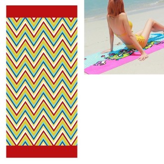 Summer Beach Towel  Absorbent Microfiber Bath Towels Adult Quicky-dry Camping Large Swimming Shower Yoga Sport Towels(Wave Patte