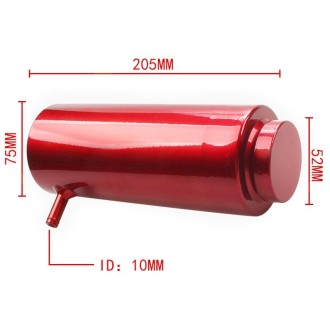 Car Universal Modified Aluminum Alloy Cooling Water Tank Bottle Can, Capacity: 800ML (Red)