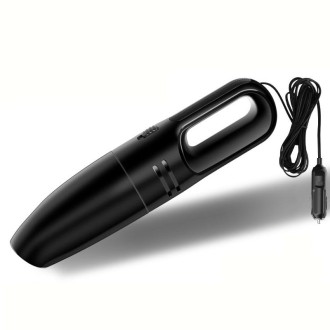 Car Handheld Portable Vacuum Cleaner Small Car Vacuum Cleaner Wired Black 