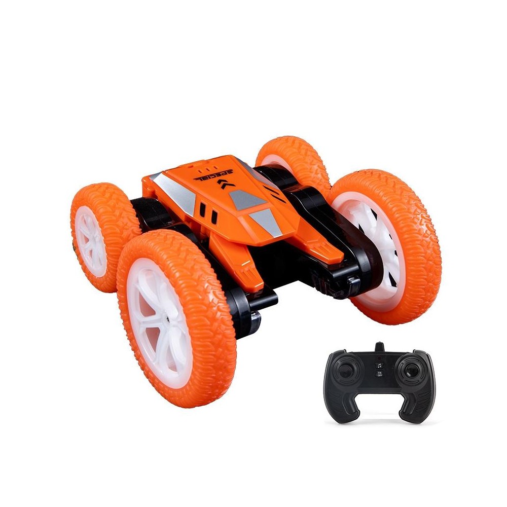 JJR/C Q136 Stunt Street Dance Four-wheel RC Flower Car with Music(Orange)