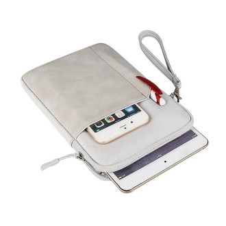 For 10.8 inch or Below Tablet ND00S Felt Sleeve Protective Case Inner Carrying Bag(Light Grey)