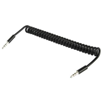 Spring Coiled 3.5mm Aux Cable, Compatible with Phones, Tablets, Headphones, MP3 Player, Car/Home Stereo & More, Length: 20cm up 