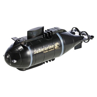 Children 2.4G Electric Six-Way Mini Submarine Model Boy Playing In Water Remote Control Boat Nuclear Submarine(Black)