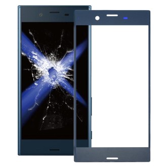 Front Screen Outer Glass Lens for Sony Xperia XZ(Blue)