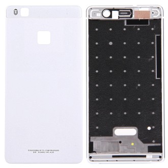 For Huawei P9 Lite Battery Back Cover + Front Housing LCD Frame Bezel Plate(White)