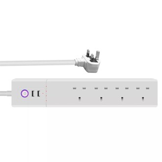 WiFi 16A SM-SO306-K 4 Holes + 2 USB Multi-purpose Smart Power Strip, UK Plug