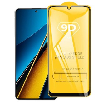 For Xiaomi Poco X6 Neo 9D Full Glue Screen Tempered Glass Film