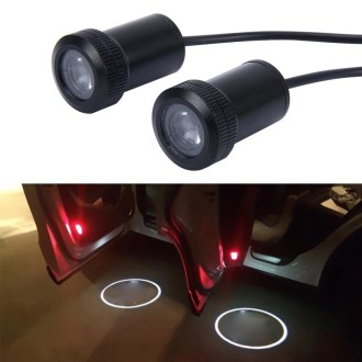 LED Ghost Shadow Light, Car Door LED Laser Welcome Decorative Light, Cable length: 96cm (Pair)