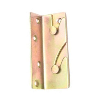 Bed Hinge Pendant Bed Accessories Furniture Hardware Corner Code With Screws, Model: Standard