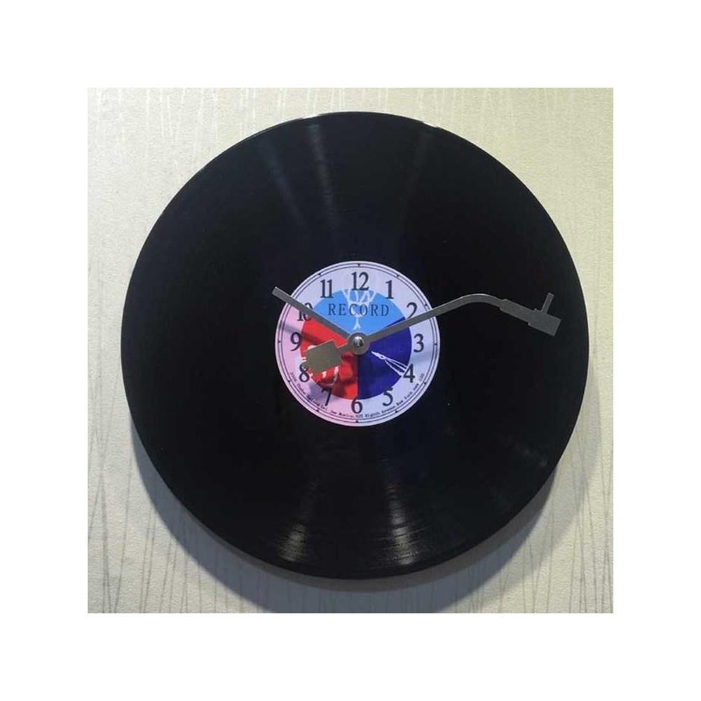 12 Inch Vinyl Record DIY Wall Clock Retro Vintage Record Clock(3 Color Numbers)