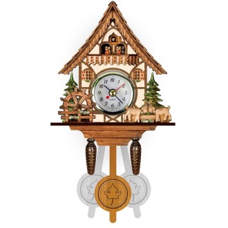 Barley Bird Wall Clock Retro Living Room Watch(CM005)