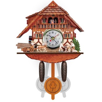 Barley Bird Wall Clock Retro Living Room Watch(CM007)