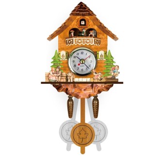 Barley Bird Wall Clock Retro Living Room Watch(CM002)