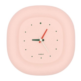 H-C-07 Living Room Home Bedroom Silent Clock Quartz Wall Watch(Peach Pink)