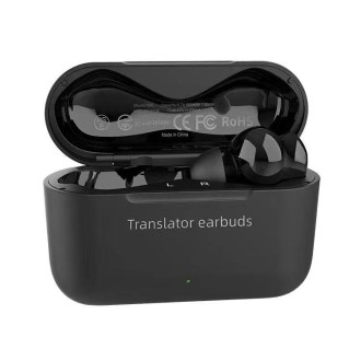 M6 Multi-country Mutual Translation Smart Bluetooth Translation Earphone Supports 127 Languages (Black)