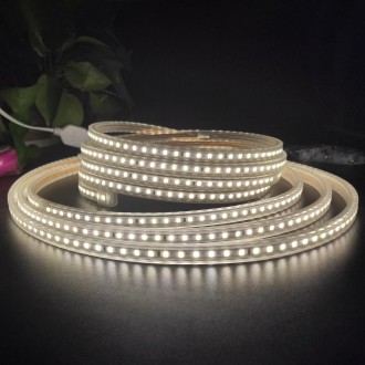 5m SMD 2835 600 LEDs LED Strip Light, AC 220V-240V, EU Plug(White Light)