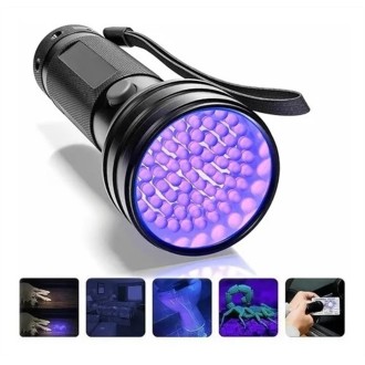 51 LEDs 395nm UV LED Flashlight, Support Detect Pet Urine