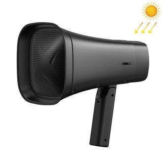 DV-680 Solar Megaphone Wireless Bluetooth Outdoor Recording Speaker Handheld Loudspeaker(Black)