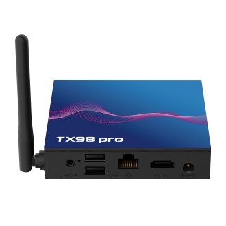 TX98 Pro 4K Ultra HD Android 12.0 Smart TV Box with Remote Control, 2GB+16GB, Allwinner H618 Quad-Core(US Plug)