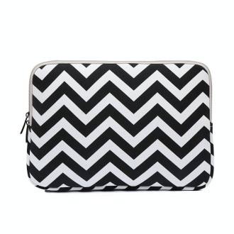 LiSEN LS-525 Wavy Pattern Notebook Liner Bag, Size: 10 inches(Black)