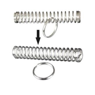 Magic Trick Toy - Ring and Spring(Silver)