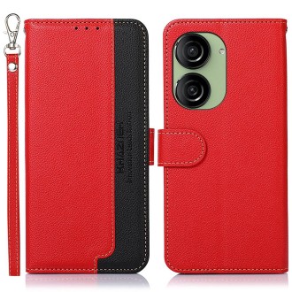 For Asus Zenfone 10 / Zenfone 9 KHAZNEH Litchi Texture Leather RFID Phone Case(Red)