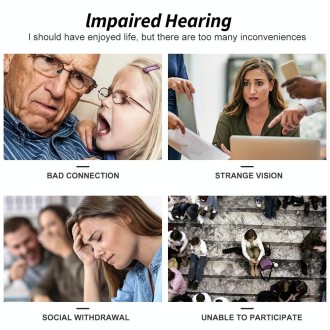 AN127 Invisible In-Ear Hearing Aid Sound Amplifier For The Elderly And Hearing Impaired(Red Right Ear)