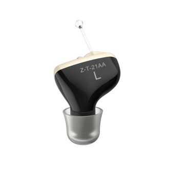 AN127 Invisible In-Ear Hearing Aid Sound Amplifier For The Elderly And Hearing Impaired(Black Left Ear)