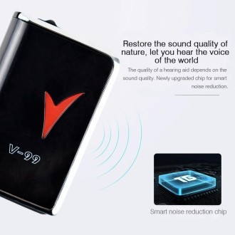 V99 Box Sound Amplifier Aid Hearing Aid Earphone