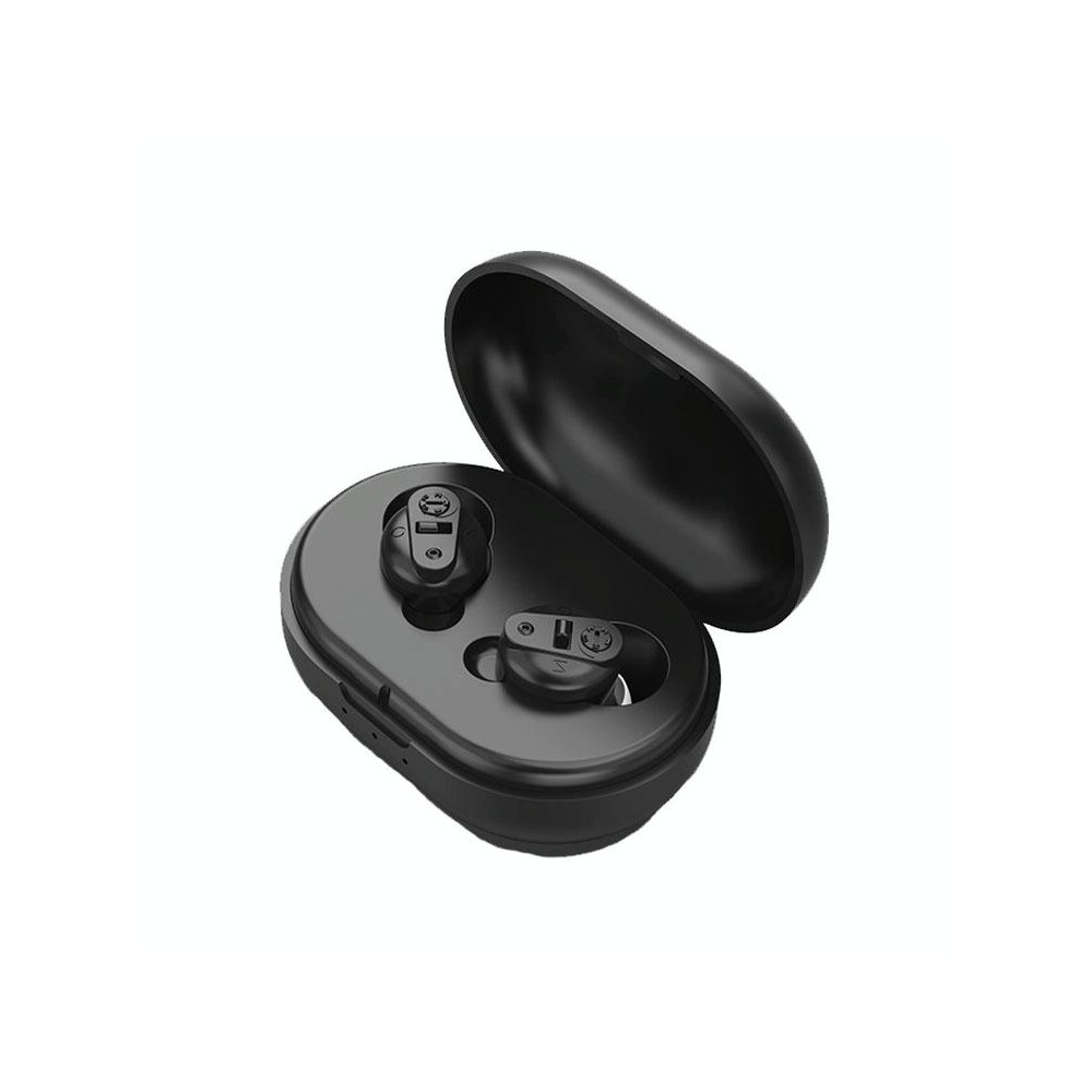 Old People Voice Amplifier Sound Collector Hearing Aid(Black)