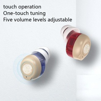 Older Young Sound Amplifier Sound Collector Hearing Aid(White)